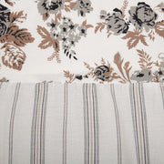 Annie Portabella Floral Ruffled Shower Curtain 72x72
