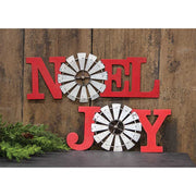 Joy Windmill Metal Plaque