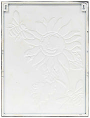 Vintage Sunflower Metal Wall Plaque
