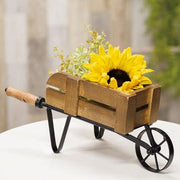 Distressed Garden Wheelbarrow