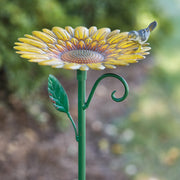 Sunflower Birdbath
