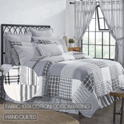 Sawyer Mill Black King Quilt 105Wx95L