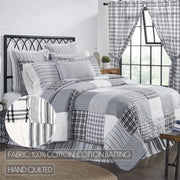 Sawyer Mill Black King Quilt 105Wx95L