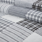 Sawyer Mill Black King Quilt 105Wx95L