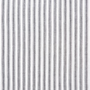 Sawyer Mill Black Ticking Stripe Queen Bed Skirt 60x80x16