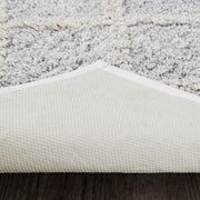 Frayed Lattice Oatmeal Bathmat 20x30