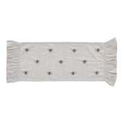 Embroidered Bee Runner 13x36