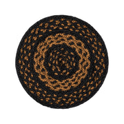Black & Tan Jute Trivet 8