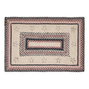 Colonial Star Jute Rug Rect w/ Pad 24x36