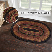 Heritage Farms Jute Rug Oval w/ Pad 24x36