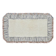 Kaila Ticking Blue Bathmat 27x48