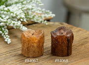 Mini Dripped Pillar - Burnt Ivory - Timer