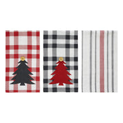 Gregor Plaid Tea Towel Set of 3 19x28