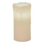 White Drip Pillar 3" x 7"
