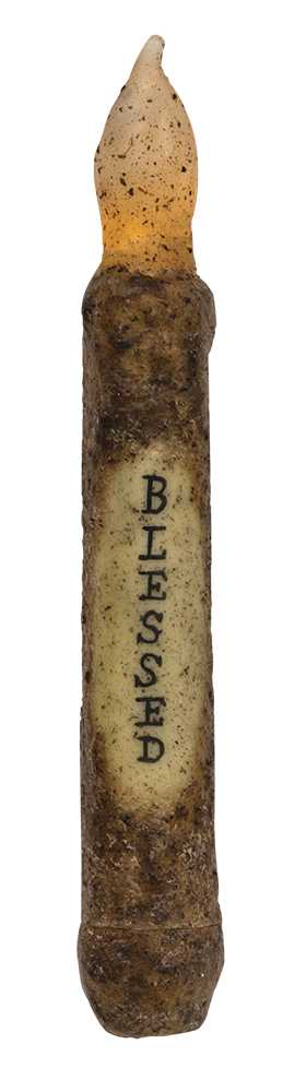 Burnt Mustard Blessed Timer Taper