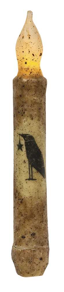 Burnt Ivory Crow Timer Taper