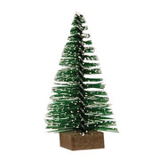 Mini Snowy Bottle Brush Trees (Set of 12)