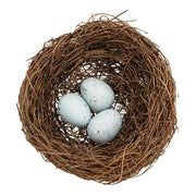 Vine Robin's Nest with Blue Eggs