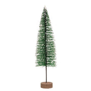 Snowy Bottle Brush Tree - 12"