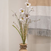 Wild Spring Geranium & Grass Spray - Periwinkle