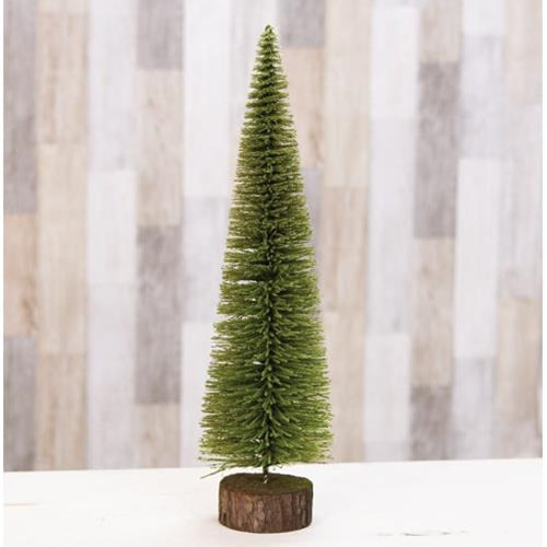 Mossy Bottle Brush Pine Tree - 16"