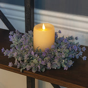 Dusk Lavender Buds Candle Ring - 3.5"