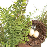 Mossy Fern & Birdnest Wreath