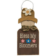 Distressed Wooden Spring Phrases Gardener Hanger  (3 Count Assortment)