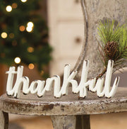 Thankful Resin Sitter