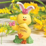 Resin Bunny Ear Chick with Butterfly