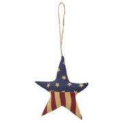 Patriotic Star Fabric Ornament
