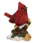 Resin Cardinal on Branch Figurine  (4 Count Assortment)