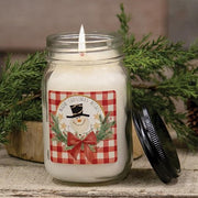 Warm Christmas Wishes Snowberry Pint Jar Candle (Pack of 12)