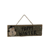 Flakey Snowman Sayings Sign  (4 Count Assortment)