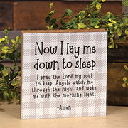 Now I Lay Me Down to Sleep Block