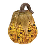 Resin Corn Cob Pumpkin  (3 Count Assortment)