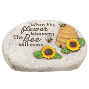 Bee Inspirational Cement Garden Stone  (3 Count Assortment)