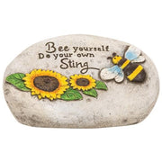 Bee Inspirational Cement Garden Stone  (3 Count Assortment)