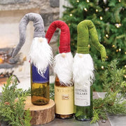 Long Hat Gnome Wine Bottle Topper (3 Count Assortment)