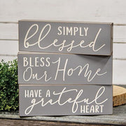 Engraved Inspirational Block  (3 Count Assortment)