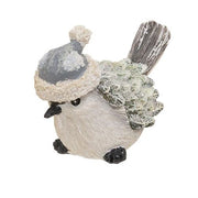 Resin Frosty Pine Bird  (3 Count Assortment)