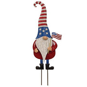 Metal Americana Gnome Garden Stake  (3 Count Assortment)
