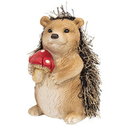 Resin Hedgehog with Mushroom  (3 Count Assortment)