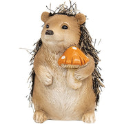 Resin Hedgehog with Mushroom  (3 Count Assortment)