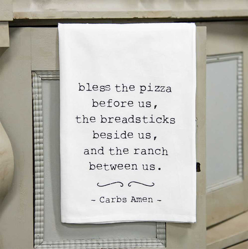 Carbs Amen Dish Towel