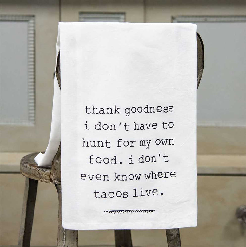 Tacos Dish Towel