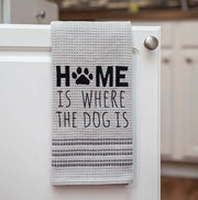 Home Is Where The Dog Is Dish Towel