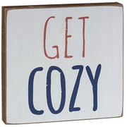 Get Cozy Square Block  (4 Count Assortment)