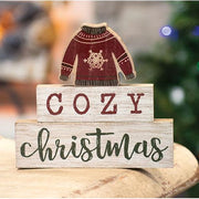 Cozy Christmas Sweater Stackers (Set of 3)