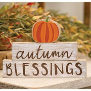 Autumn Blessings Pumpkin Stackers (Set of 3)